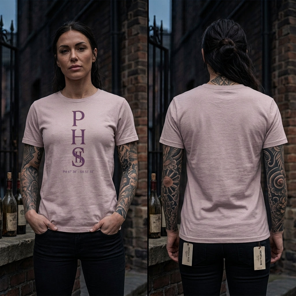 Women's Heavyweight T-Shirt "Philosophic Shape" – Vintage Effect (Bella + Canvas 6110GD)