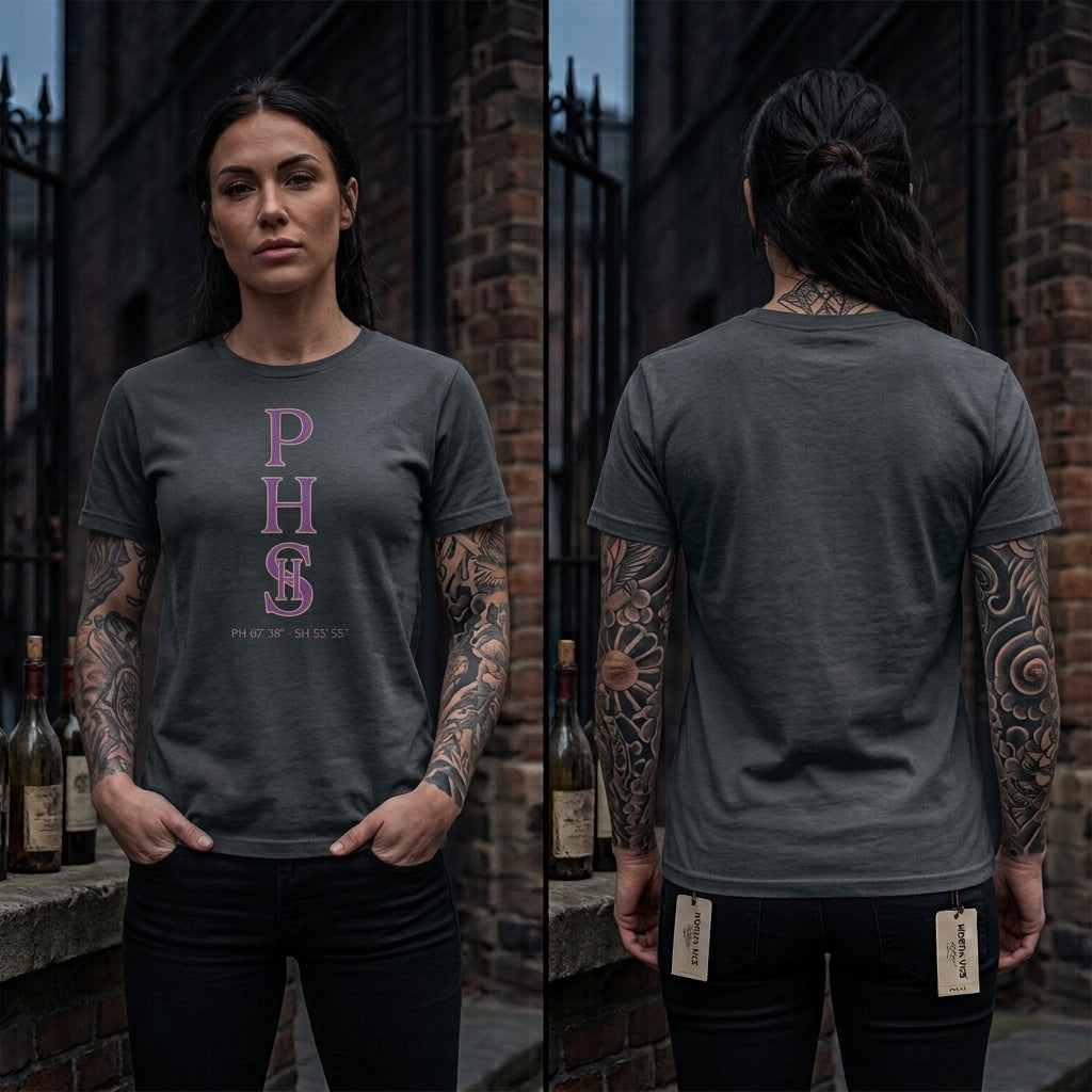 Women's Heavyweight T-Shirt "Philosophic Shape" – Vintage Effect (Bella + Canvas 6110GD)
