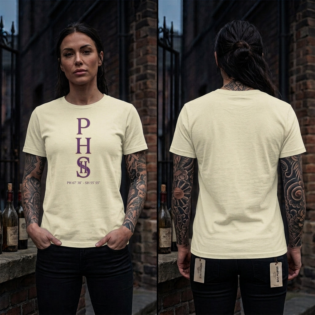 Women's Heavyweight T-Shirt "Philosophic Shape" – Vintage Effect (Bella + Canvas 6110GD)