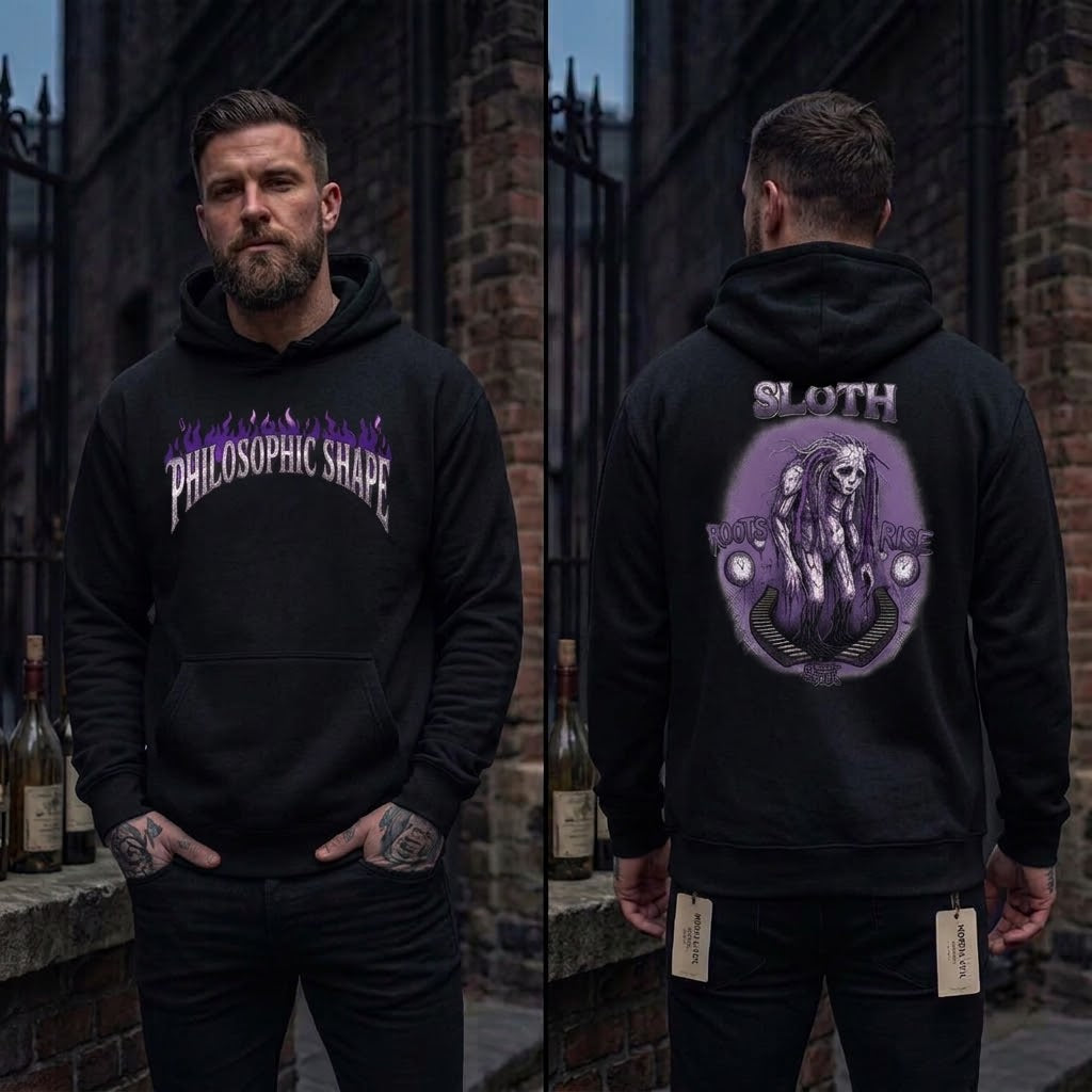 Unisex Heavy Blend Hoodie – "Philosophic Shape: Roots Rise"